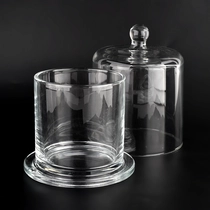 চীন Glass Candle Holder Candlestick With Lid - COPY - jabguf নির্মাতা