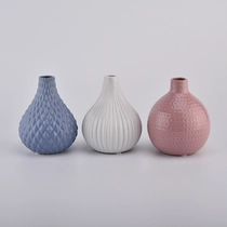 China 180ml Custom ceramic diffuser bottles for home fragrance manufacturer