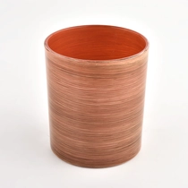 Китай Оптовый цветной подсвечник 30cl Glass Candle Jar Company производителя