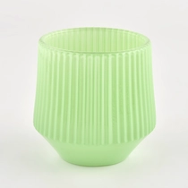 Kina Grøn lodret design glas lysestage 300ml luksus duft duft lysestage fabrikant
