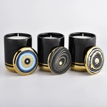 China Ceramic Candle Ceramic Candle Vessels Ceramic Jar for Candle Making manufacturer