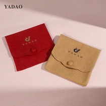porcelana bolsa de embalaje de joyería con diseño a presión de microfibra fabricante