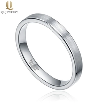 China 2mm Comfort Fit Satin Brushed Flat Tungsten Wedding Band China Supplier manufacturer