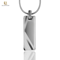 China Good Quality Faceted Men's Tungsten Carbide Necklace Pendant China Supplier manufacturer