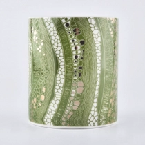 China home decor ceramic soy wax candle jar manufacturer
