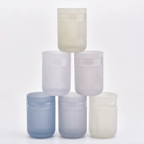 porcelana Candelabros de vidrio de grano 250ml fabricante