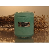 الصين Luxury Embossed Glass Candle Jars الصانع