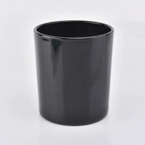 China schwarz glänzend glas kerzenglas großhandel Hersteller
