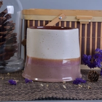 চীন Reactive glazed 14oz wax filling ceramic candle jars wholesale নির্মাতা