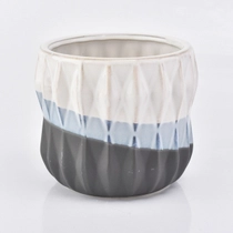 Kína. Diamond Ceramic litríkt málverk 18oz kertastjaki Framleiðandi