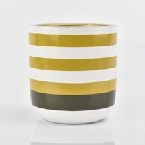 China High quality concrete candle jars with hand painting manufacturer