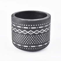 Cina Black Cement Candle Jars all'ingrosso produttore