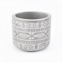 Cina simple nordic style cement concrete candle holder for home decor produttore