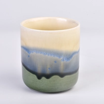 China New arrival ceramic candle vessel with new design effecting manufacturer