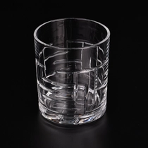 China Newly design 12oz clear glass candle jars home decor manufacturer