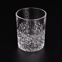 China 11oz Exclusive Customizable Clear Glass Candle Jars Glass Candle Container manufacturer