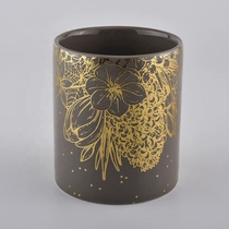 China Wholesale Custom Ceramic Lead-free Glass Candle Jar With Lid manufacturer