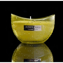 China 20+ years brand cooperation gold scented decorative glass candle holders manufacturer