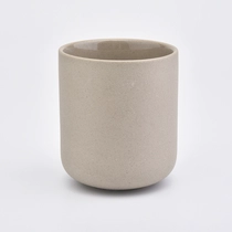 China Luxury sandy soil  400ml candle holder for candle making manufacturer