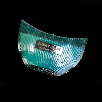 China New design boat shape luxury glass candle jars manufacturer