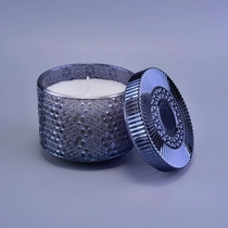 China Sunny new design custom candle scented glass jar luxury with lids manufacturer
