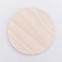 China Recycled round wood lid for candle container wholesales manufacturer