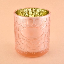 China 26+Years custom service iridescent matte empty candle glass jars manufacturer