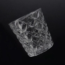 China glass candle holder with lid glass jar containers for candles manufacturer