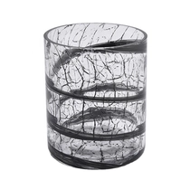 China 12oz matte straight glass candle holders with wooden lid elegant candle jars manufacturer