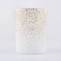 China 8oz  glass jar Scented Soy Frosted Candle Glass Jar with Wooden Lid manufacturer