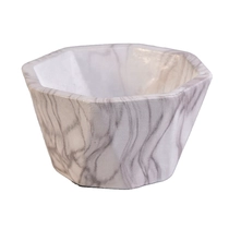China Geo cut vintage concrete candle container for home decor manufacturer