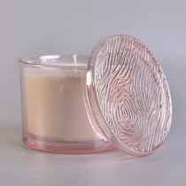 China Sunny new design custom candle scented glass jar luxury with lids manufacturer