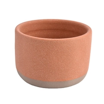 China ceramic taper candle jar matte empty luxury candle container with lid manufacturer