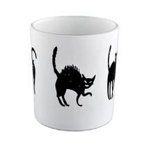China Holiday glass candle holders with custom logo printing manufacturer