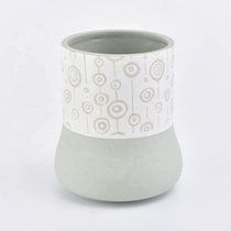 China Personalized green glazed candle votive holder church ceramic jar wedding decoration in bulk manufacturer