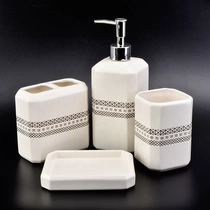 China Hot sale white accessories colorful ceramic bathroom set manufacturer