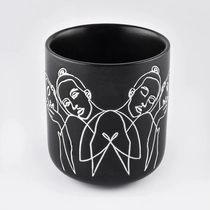 China Wholesales christmas custom ceramic scented candle jars manufacturer