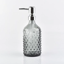 China Luxury grey olor 4 pcs set of  glass bathroom shower accessory sets for hotel wholesales manufacturer