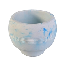 China Sunny Matte round grey concrete candle holder vessel manufacturer