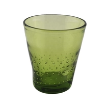 China rain drop bubble inside glass candle cup candle holders hanamade manufacturer
