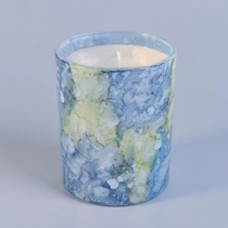 China Transfer printing glass candle holders manufacturer