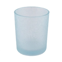 China blue empty luxury glass candle jar candle jars with lids in bulk apothecary candle jar manufacturer