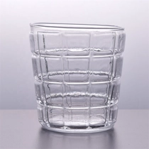 China home decorations candle vessel luxury glass container for candle making manufacturer