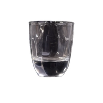 China High White Votive Glass Candle Jar with Thick Bottom Base manufacturer