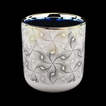 China ceramic empty candle jars for candle making candle making supplies jars manufacturer
