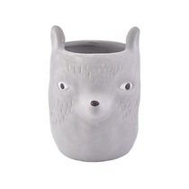China Animal-shaped empty matte votive candle jars ceramic candle vessel wedding decor supplier manufacturer