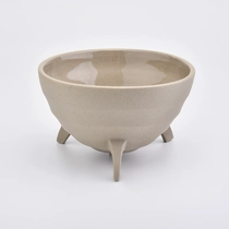China Large size 890ml ceramic candle jar in bulk manufacturer