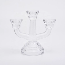 China High wedding crystal candlestick glass pillar lantern wholesales manufacturer