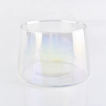 China Clear customized candle vessel glass candle jar wedding centerpieces wholesales manufacturer