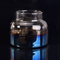 China Clear custom candle vessel empty candle holder for candle making manufacturer